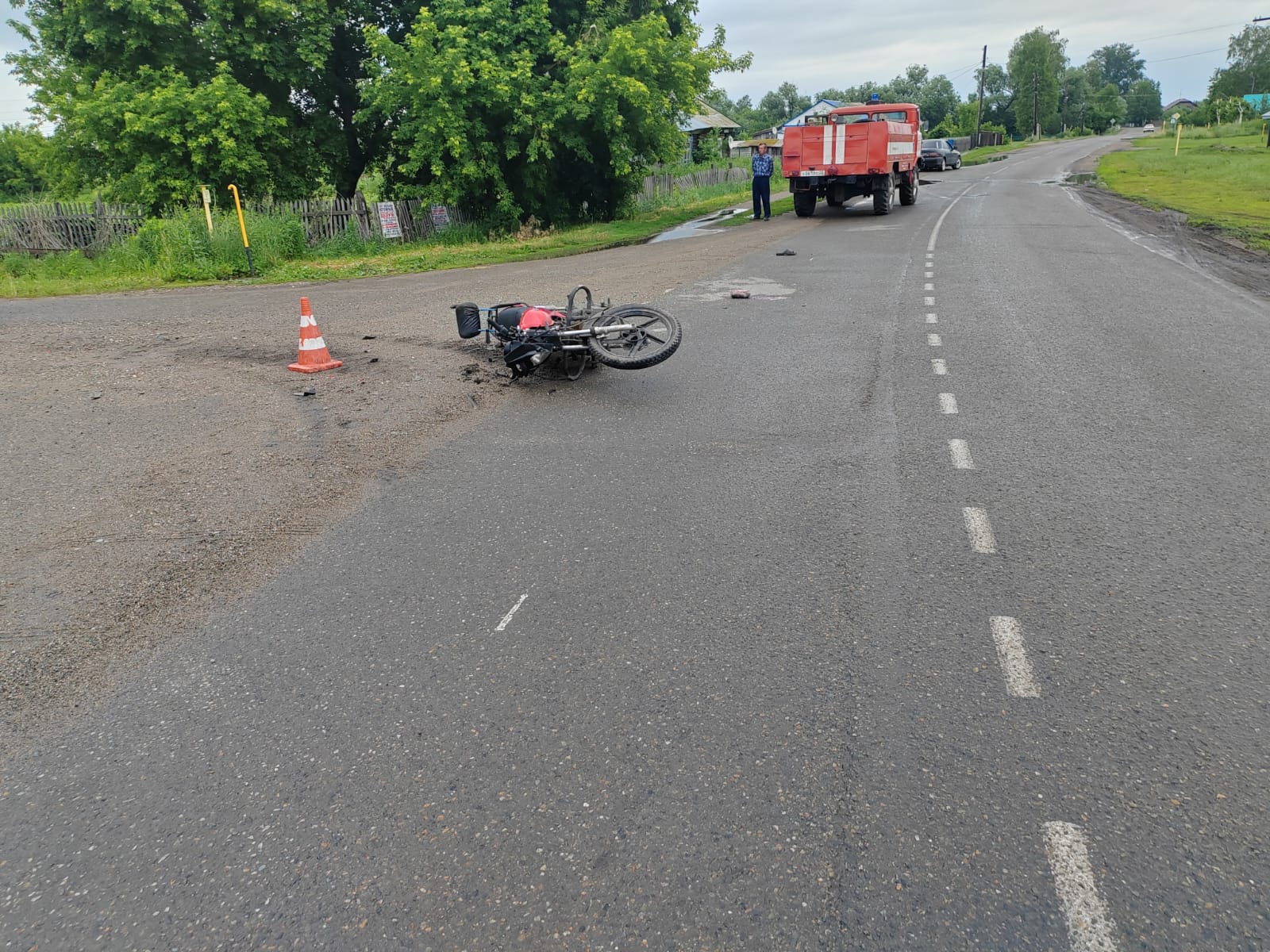 В Смоленском районе произошло дорожно-транспортное происшествие..